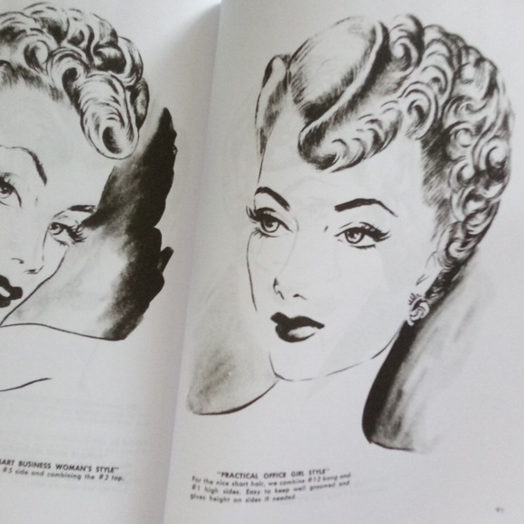 MYSTERY OF HAIRSTYLING Vintage Cutting, Finger Waving... 1950's Retro Styles - Picture 14 of 16